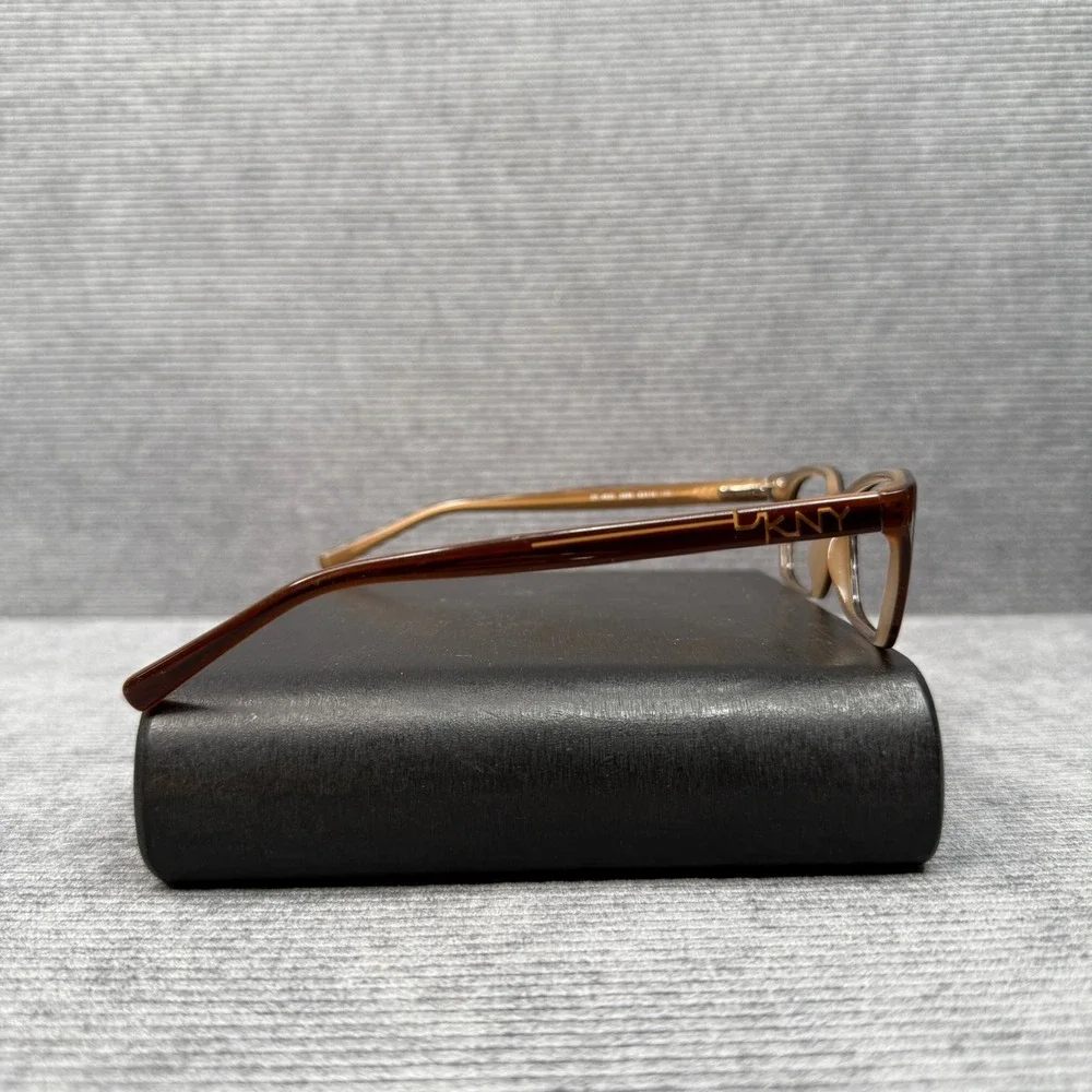 DKNY Brown Rectangular Y2K Eyeglass Frames DY 4630 3558 53-16-140